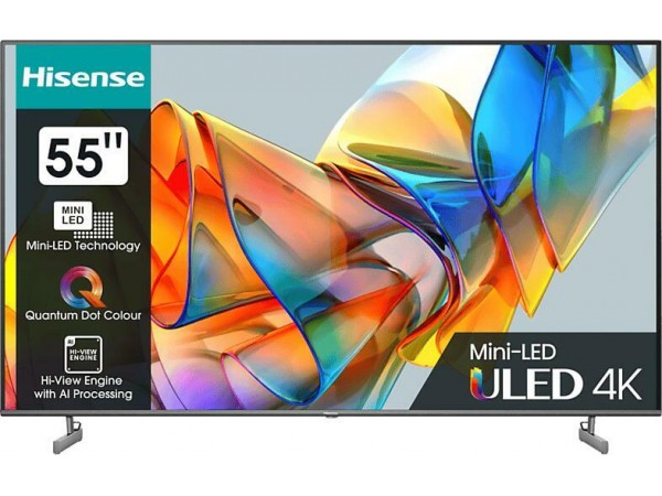 HISENSE 55U6KQ 4K UHD Smart Mini-LED ULED televízió HISENSE 55U6KQ 4K UHD Smart Mini-LED ULED televízió