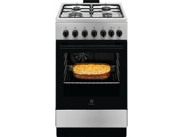 ELECTROLUX LKK520032X Kombinált tűzhely, inox, Multi 5, Termosztát, 57 l, sütővilágítás, grill, hangjelzés, percszámlálás ELECTROLUX LKK520032X Kombinált tűzhely, inox, Multi 5, Termosztát, 57 l, sütővilágítás, grill, hangjelzés, percszámlálás