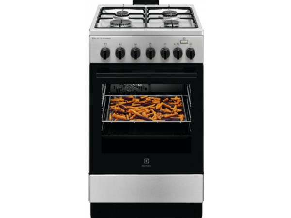ELECTROLUX LKK560011X Kombinált tűzhely, SteamBake, AirFry, Multi 6, Termosztát, 58 l, sütővilágítás ELECTROLUX LKK560011X Kombinált tűzhely, SteamBake, AirFry, Multi 6, Termosztát, 58 l, sütővilágítás