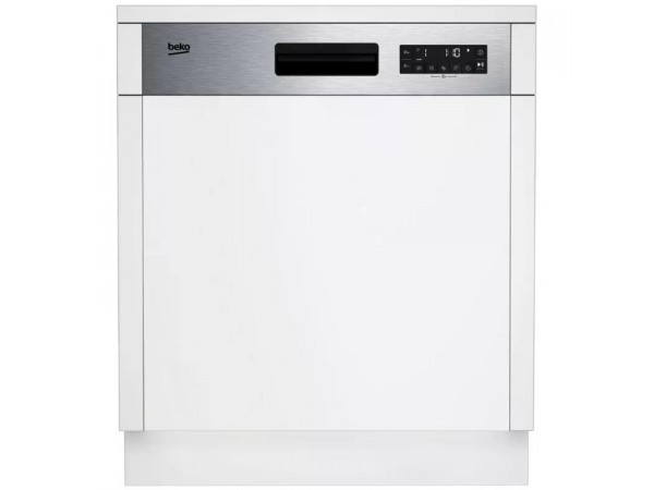 Beko BDSN28530X Beépíthető mosogatógép, 15 teríték,9.9 L,6 prog.,45 dB