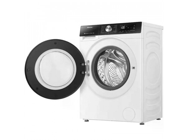 Hisense WF3S8043BW3 Elöltöltős mosógép A Energiaosztály, 8 kg, Normál mélység, 1400 fordulat/perc, Centrifugálási zajszint: 72 dB, Inverter motorral, Gőzfunkcióval Hisense WF3S8043BW3 Elöltöltős mosógép A Energiaosztály, 8 kg, Normál mélység, 1400 fordulat/perc, Centrifugálási zajszint: 72 dB, Inverter motorral, Gőzfunkcióval