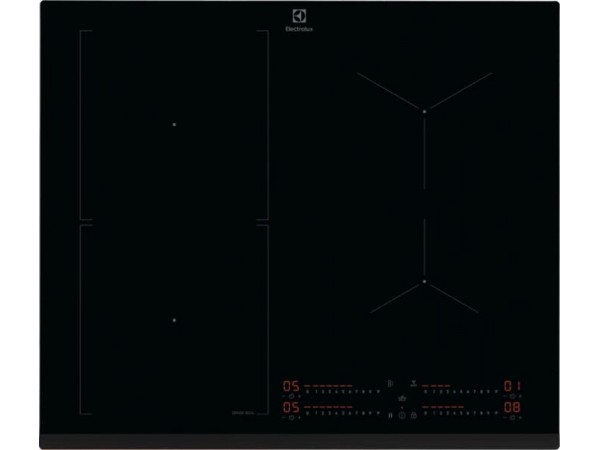 ELECTROLUX EIS62453 Beépíthető indukciós főzőlap 60cm, SenseBoil, SlimFit, Hob2Hood, 4 zóna, Bridge, Booster, gyerekzár, hangjelzés ELECTROLUX EIS62453 Beépíthető indukciós főzőlap 60cm, SenseBoil, SlimFit, Hob2Hood, 4 zóna, Bridge, Booster, gyerekzár, hangjelzés