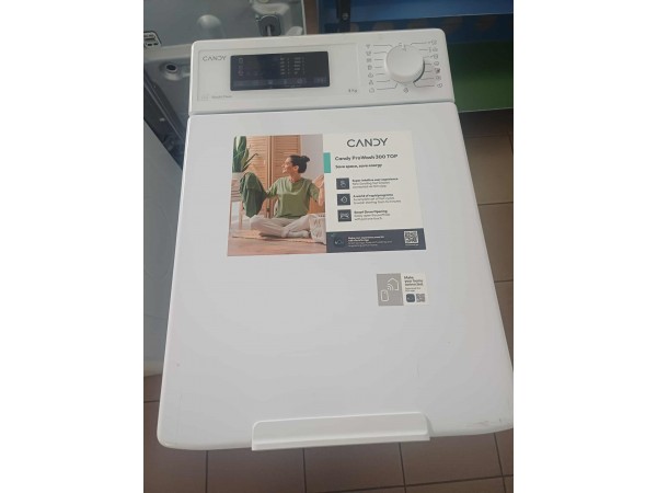 Outlet Candy TCA283D2-S felültöltős mosógép [O284] 