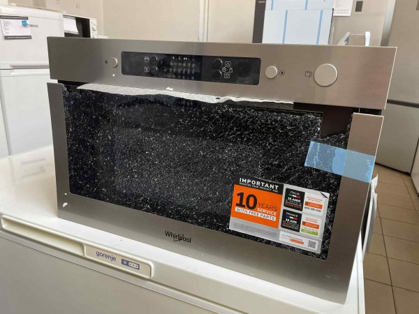 Outlet Whirlpool AMW 423/IX Beépíthető mikrohullámú sütő [O293] 