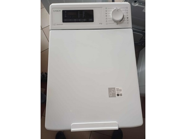 Outlet CANDY TCA483D2-S Felültöltős mosógép [O297] 