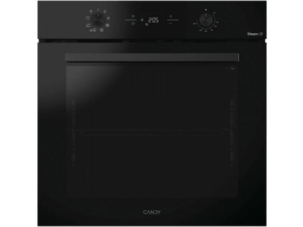 CANDY CA6 NP3T3EHTB Beépíthető sütő, fekete, hidrolitikus, A+, 78l