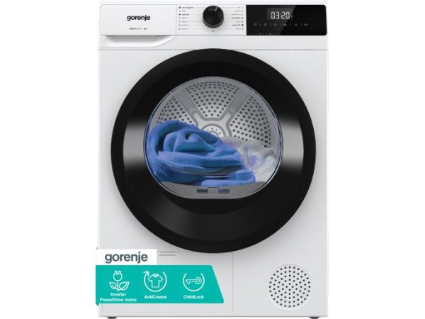 Gorenje D2HNE9C Hőszivattyús száritógép Gorenje D2HNE9C Hőszivattyús száritógép