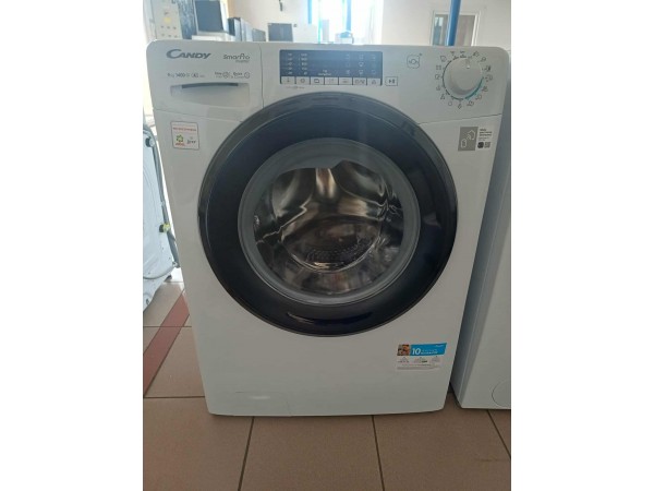 Sérült Új Candy CSO 496TWMB6/1-S Elöltöltős Mosógép [O374] 