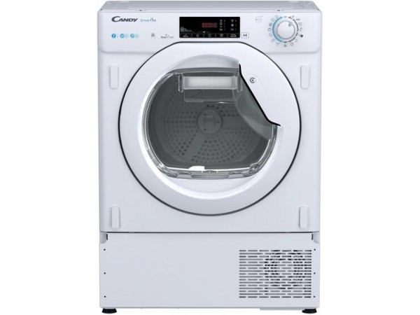 CANDY BCTD H7A2TE-S Beépíthető hőszivattyús szárítógép 7 kg, WIFI, xxl ajtó, easy case