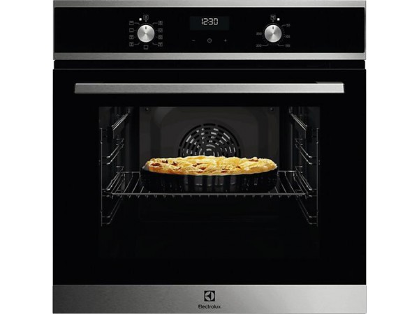 ELECTROLUX EOD5F70BX Beépíthető gőz sütő, SteamBake sütő, érintőkapcsoló, aqua clean + katalitikus hátfal, 65l, teleszkópos sütősín