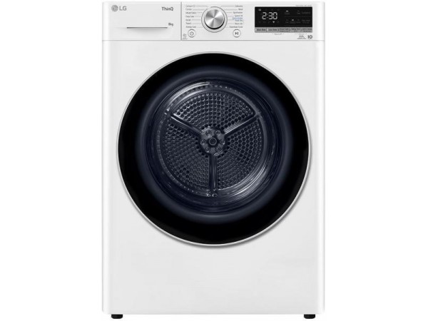 LG RH80V9AV3N Szabadonálló hőszivattyús szárítógép 8 kg