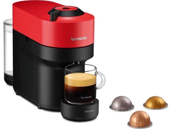 KRUPS Nespresso Vertuo Pop XN920510 Kapszulás kávéfőző, paprikapiros