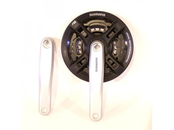 Hajtómű MTB alu Z 24-34-42 shimano FCM-171 ezüst Hajtómű MTB alu Z 24-34-42 shimano FCM-171 ezüst