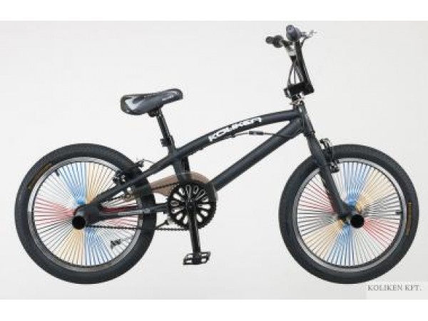 Koliken 20" BMX Freestyle alu.vázas fekete kerékpár Koliken 20" BMX Freestyle alu.vázas fekete kerékpár