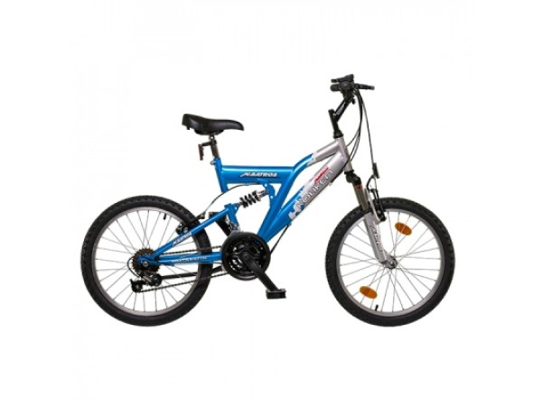 Koliken 16" Albatros össztel. kék ezüst kerékpár 